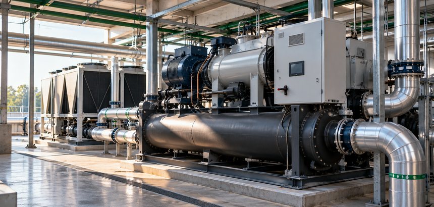 Chillers industriais: como funcionam, principais tipos e como escolher o ideal