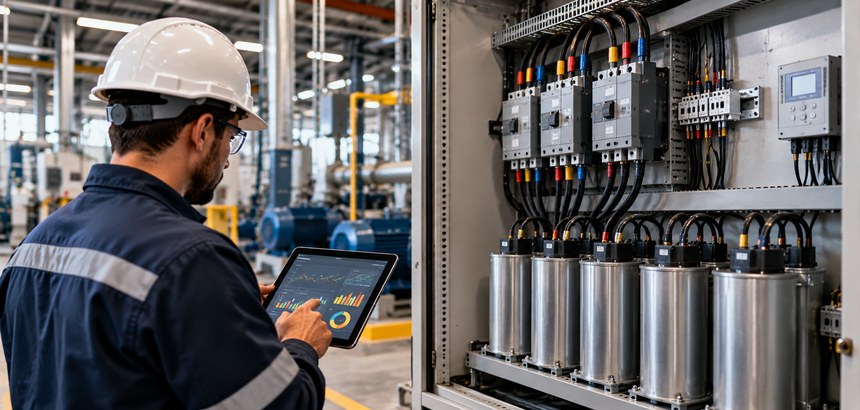 Fator de potência industrial: como corrigir, evitar cobranças extras e economizar energia