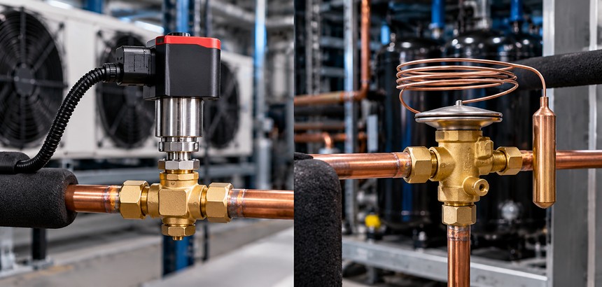 Válvula de expansão eletrônica x termostática: diferenças e como escolher a ideal
